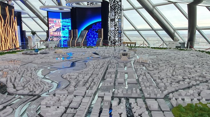 Музей будущего «Нур-Алем»: Концепт 8-го этажа «Будущая Астана»