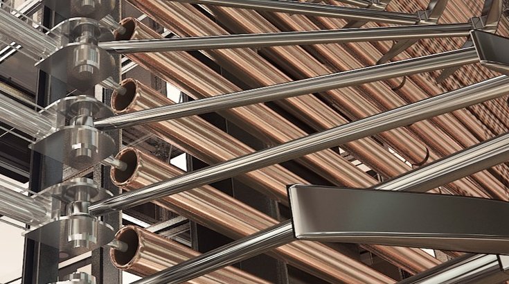 Кинетическая фигура для офиса Казахмыс